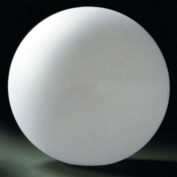 Lámpara pie de exterior bola 50cm serie Avoriaz