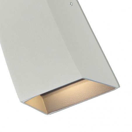 Aplique pared exterior LED serie Jackson blanco