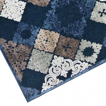 Alfombra SCARPA mosaico azul - varios tamaños 2