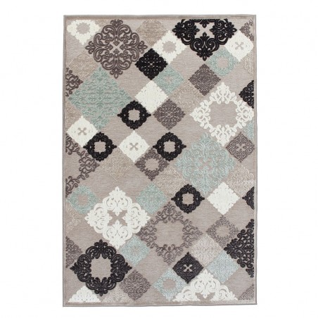 Alfombra SCARPA mosaico tonos tostados - varios tamaños