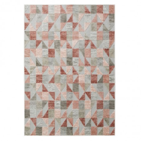 Alfombra SCARPA trama cuadritos rojo - varios tamaños