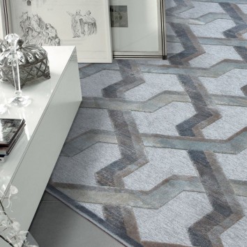 Alfombra PROVENCE trama celosía III - varios tamaños 2