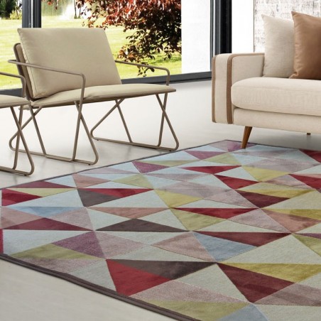 Alfombra PROVENCE trama triángulos II - varios tamaños