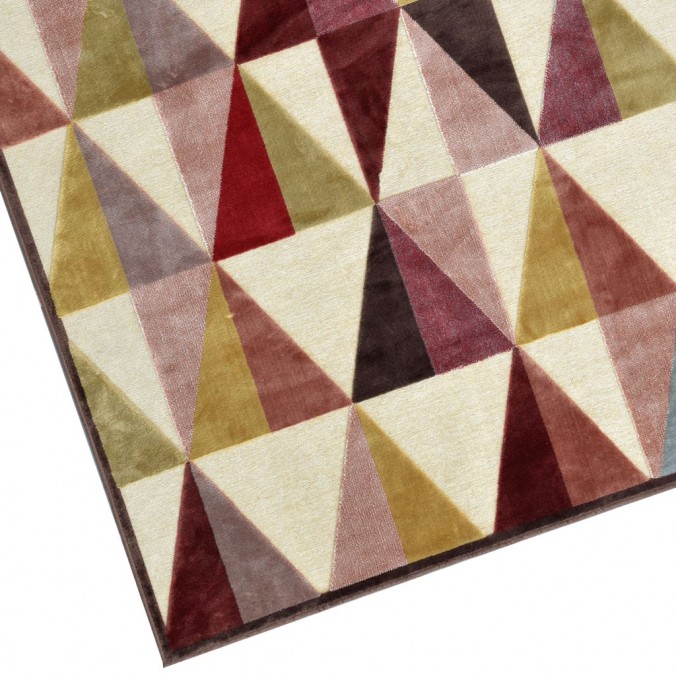 Alfombra PROVENCE trama triángulos III - varios tamaños