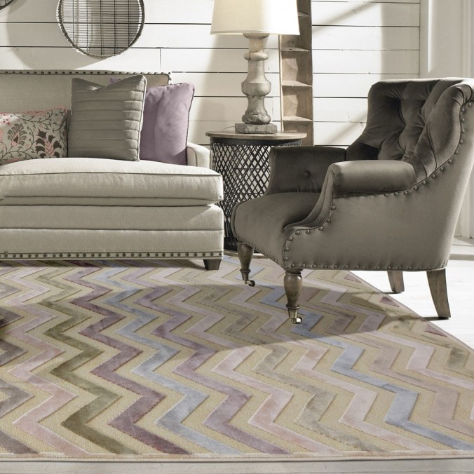 Alfombra PROVENCE trama zig-zag III - varios tamaños Alfombra PROVENCE trama zig-zag III - varios tamaños