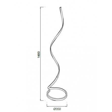 Lámpara techo led nur 