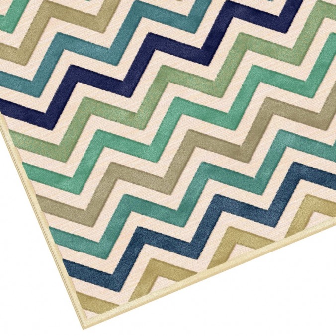 Alfombra PROVENCE trama zig-zag VI - varios tamaños