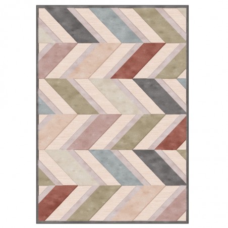 Alfombra PROVENCE trama zig-zag IX - varios tamaños