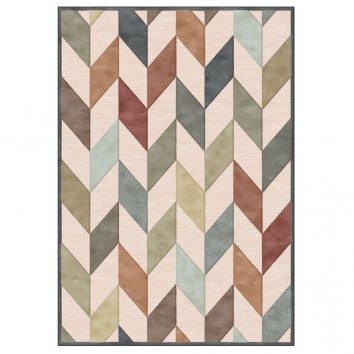 Alfombra PROVENCE trama rombos IV - varios tamaños