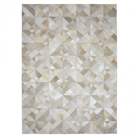 Alfombra piel de vaca serie FRONTERA tramado - varios tamaños