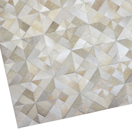 Alfombra piel de vaca serie FRONTERA tramado - varios tamaños