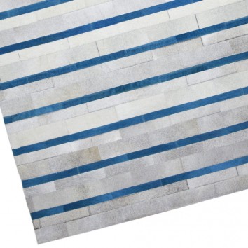 Alfombra piel de vaca serie FRONTERA lineas III - varios tamaños 2