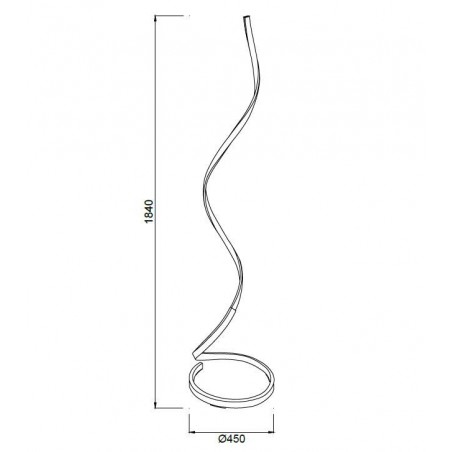 Lámpara techo led nur 