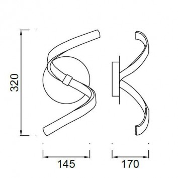 Lámpara techo led nur  2