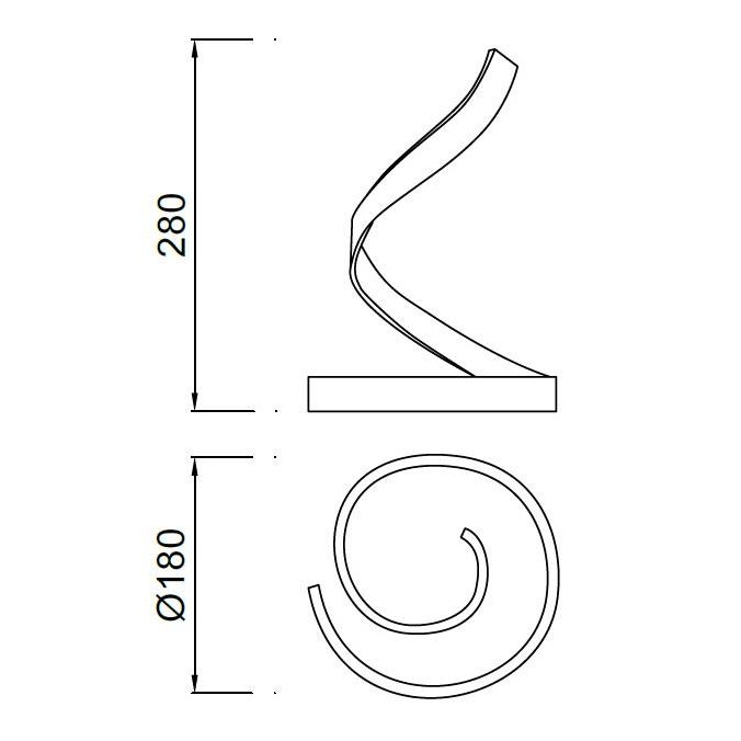 Lámpara techo led nur 