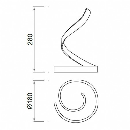 Lámpara techo led nur 