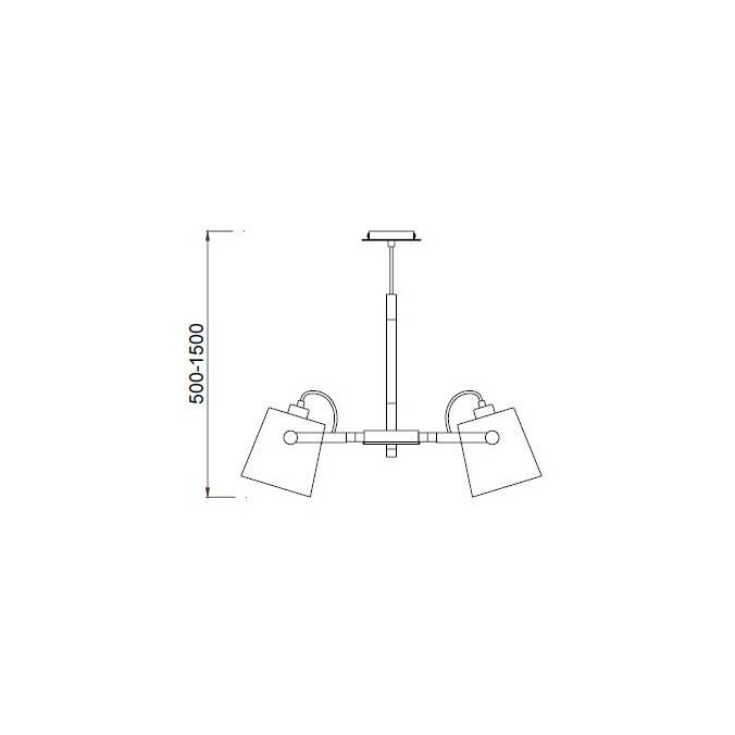 Lámpara techo PAOLA 6 luces