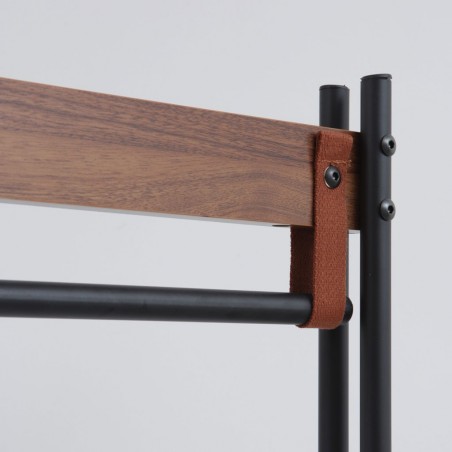 Perchero parabán 91x44x175h nogal