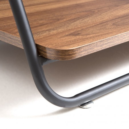 Perchero parabán 91x44x175h nogal