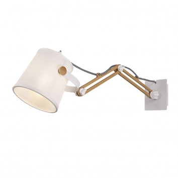 aplique pared estilo nordico cargador usb repisa