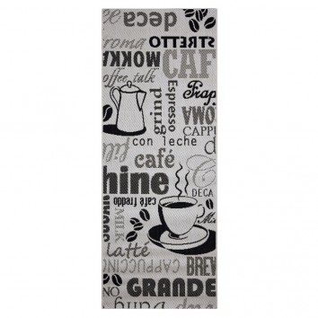 Alfombra 80x200cm interior-exterior KITCHEN COFFEE I
