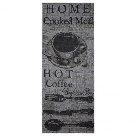 Alfombra 80x200cm interior-exterior KITCHEN COFFEE III