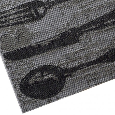 Alfombra 80x200cm interior-exterior KITCHEN COFFEE III