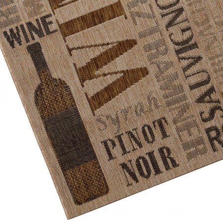 Alfombra 80x200cm interior-exterior KITCHEN WINE III