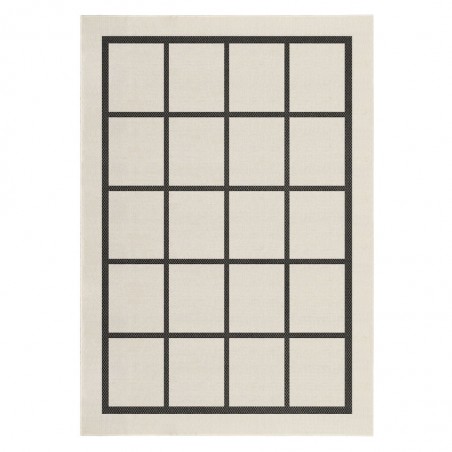Alfombra de exterior BROADWAY cuadros - varios tamaños