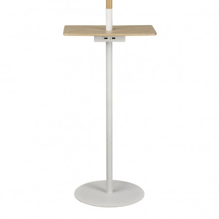 aplique pared estilo nordico cargador usb repisa