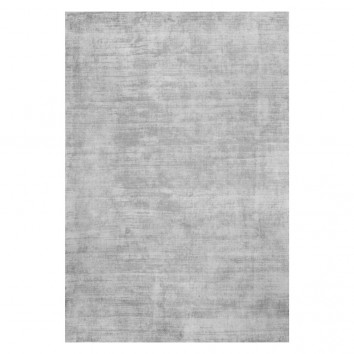 Alfombra 100% viscosa JAMBI gris claro - varios tamaños