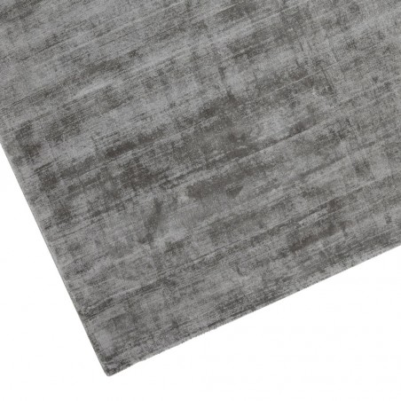 Alfombra 100% viscosa JAMBI gris medio - varios tamaños