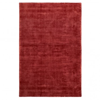 Alfombra 100% viscosa JAMBI rojo - varios tamaños