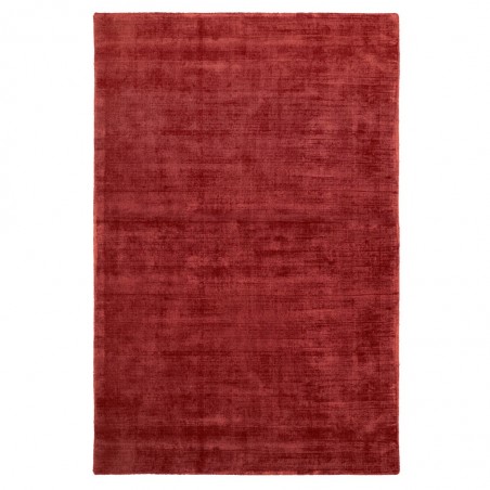 Alfombra 100% viscosa JAMBI rojo - varios tamaños