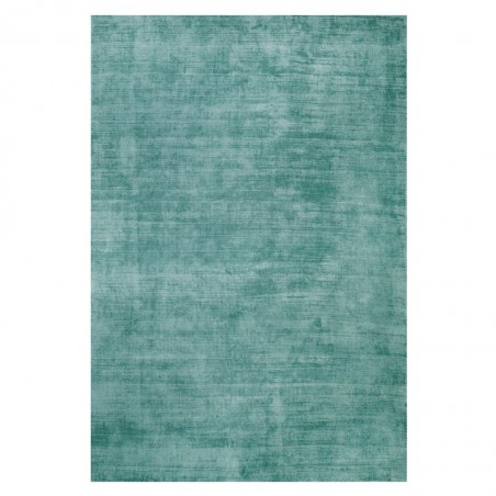Alfombra 100% viscosa JAMBI turquesa - varios tamaños