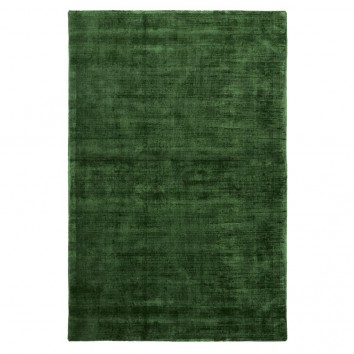 Alfombra 100% viscosa JAMBI verde - varios tamaños