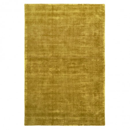 Alfombra 100% viscosa JAMBI mostaza - varios tamaños