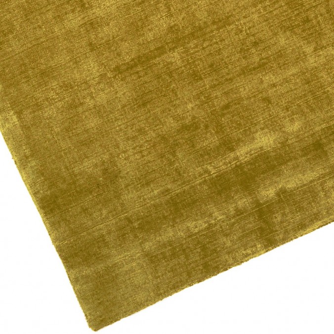 Alfombra 100% viscosa JAMBI mostaza - varios tamaños