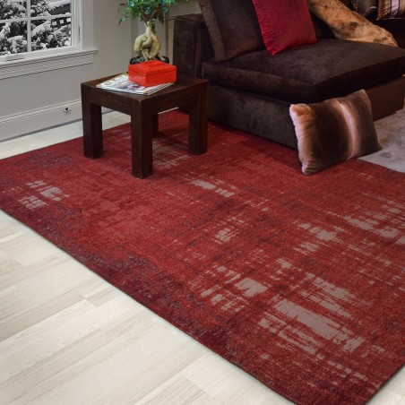 Alfombra ANTIK CHENILLA burdeos - varios tamaños