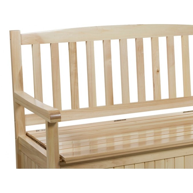 Banco jardin con almacenaje - 116x65x25h
