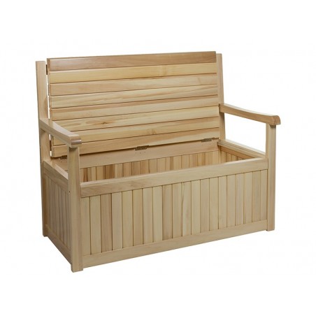 Banco jardin con almacenaje - 116x65x25h