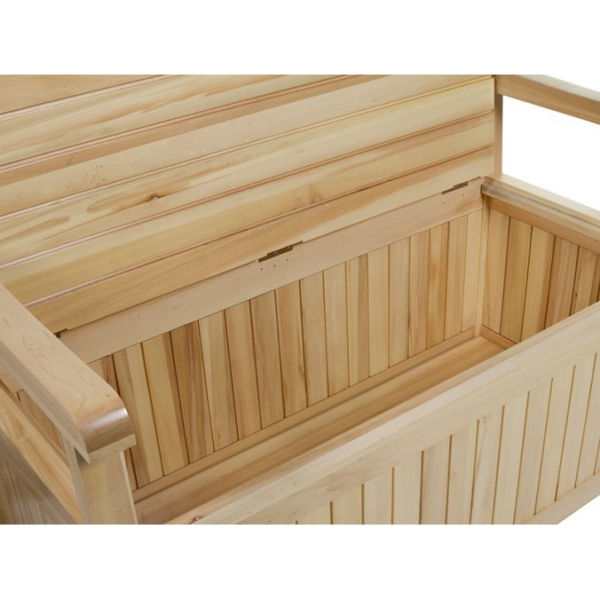 Banco jardin con almacenaje - 116x65x25h