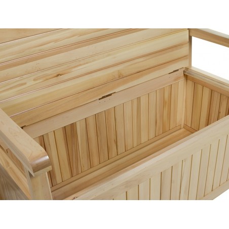 Banco jardin con almacenaje - 116x65x25h