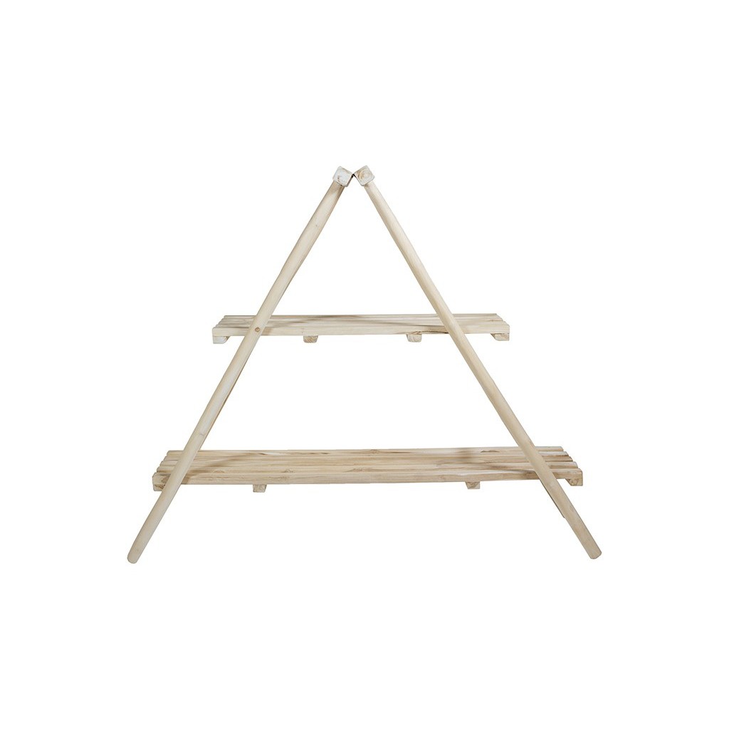 Estantería pirámide madera de teca - 50x10x155h - Erizho