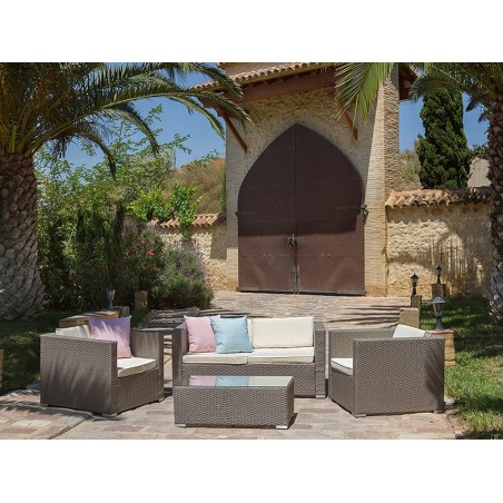 Conjunto jardín 4 piezas Miami - 147x80x66h