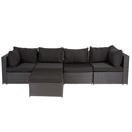 Conjunto terraza 5p. Milano - 222x144x66h