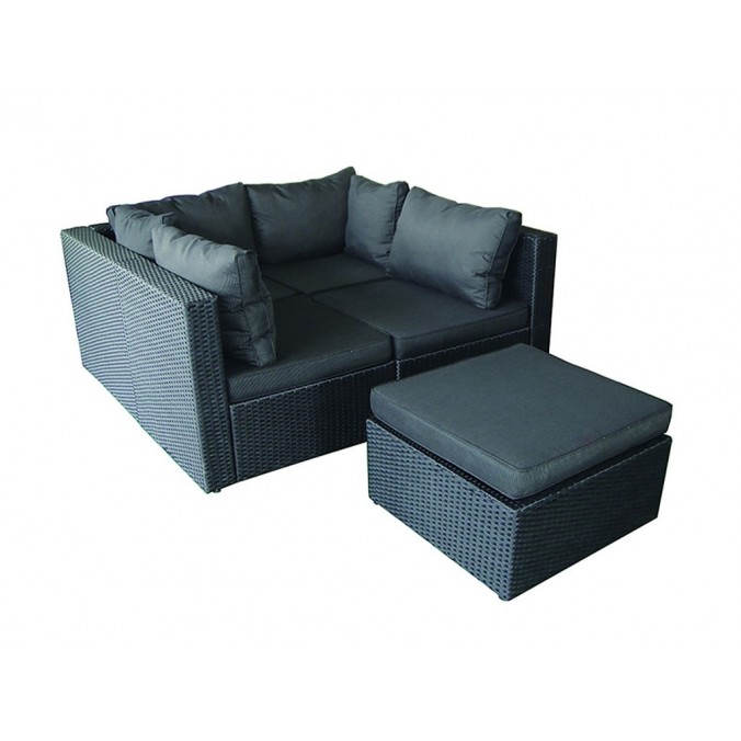 Conjunto terraza 5p. Milano - 222x144x66h