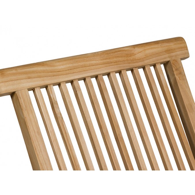 Silla plegable de teca - 43x47x89h Silla plegable de teca - 43x47x89h