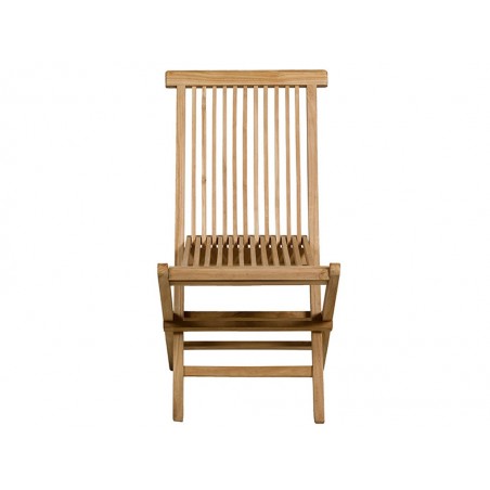 Silla plegable de teca - 43x47x89h