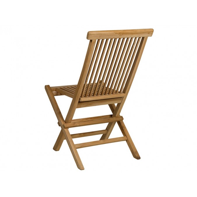 Silla plegable de teca - 43x47x89h Silla plegable de teca - 43x47x89h
